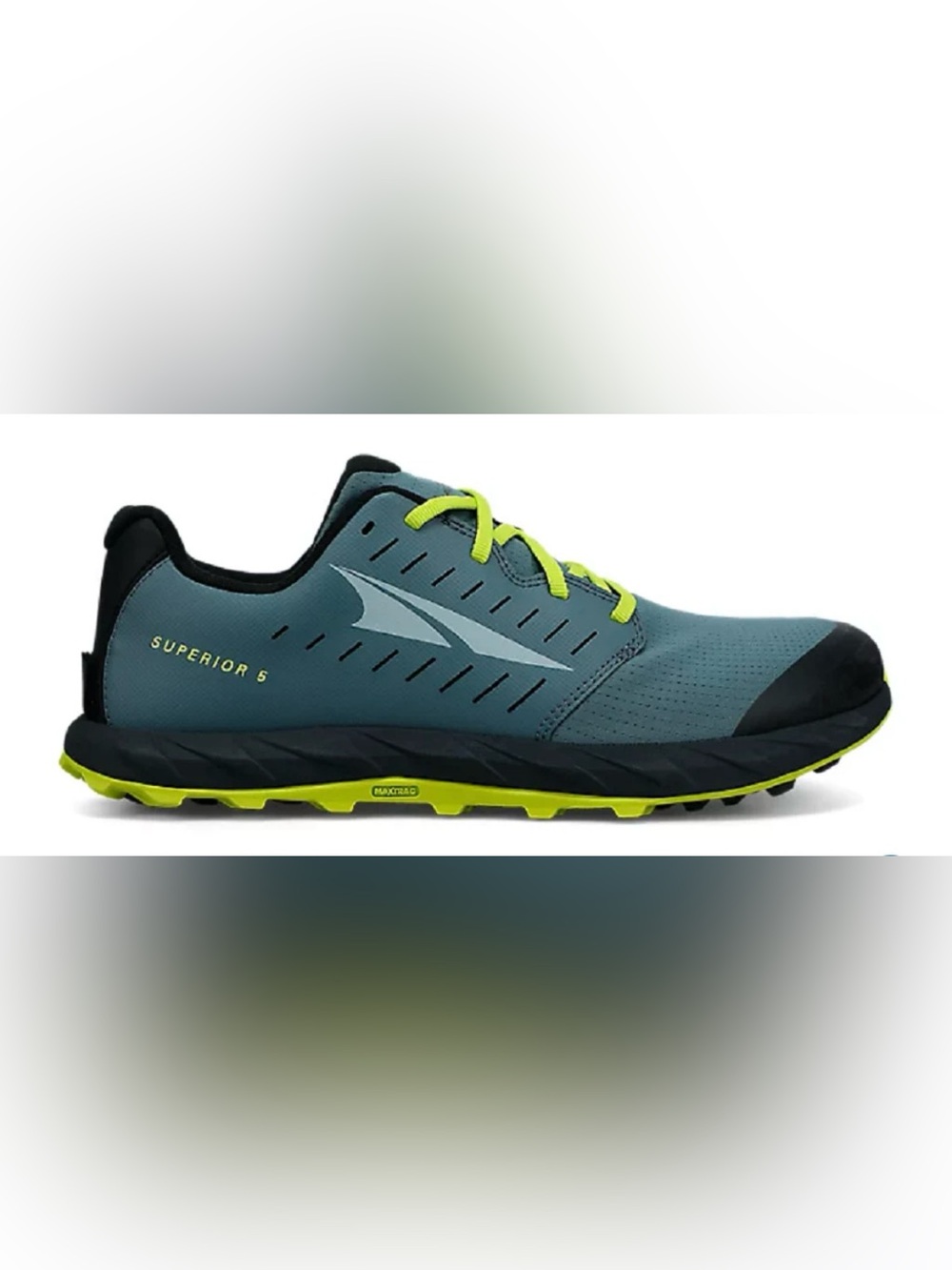 Altra Superior 5 Teal with Neon Yellow Accents